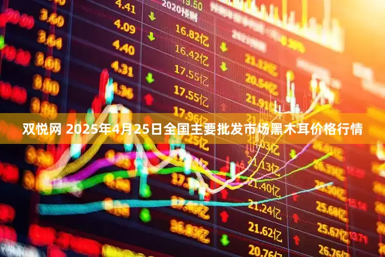 双悦网 2025年4月25日全国主要批发市场黑木耳价格行情