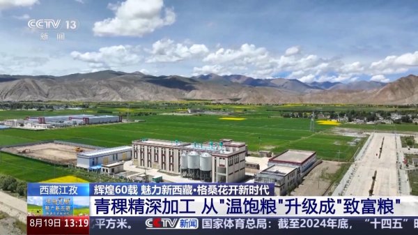 点金股 从高原口粮到多元爆款 看青稞精深加工“变形记”丨辉煌60载 魅力新西藏